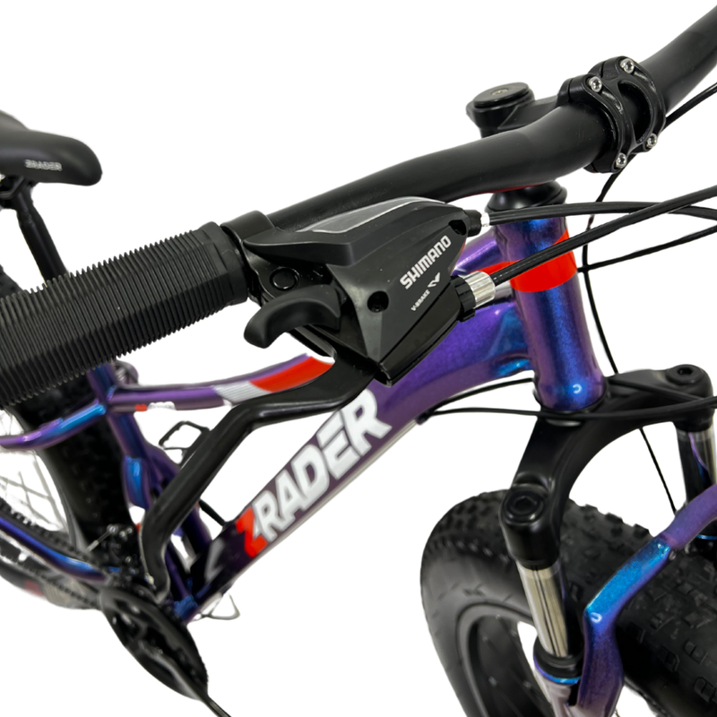 Bicicleta Fat Bike Aro 26 Câmbio Shimano 21 Marchas - Zrader