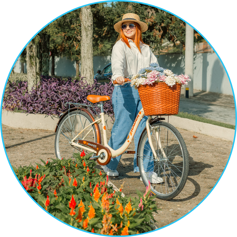 Bicicleta Em Alumínio Retrô Aro 26 - Zrader