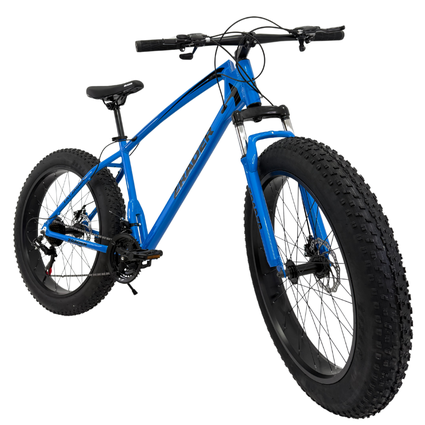 Ｆ.A.T. OMBLAPE FAT Bicicleta Fat Bike Aro 26 Câmbio Shimano 21 Marchas - Zrader